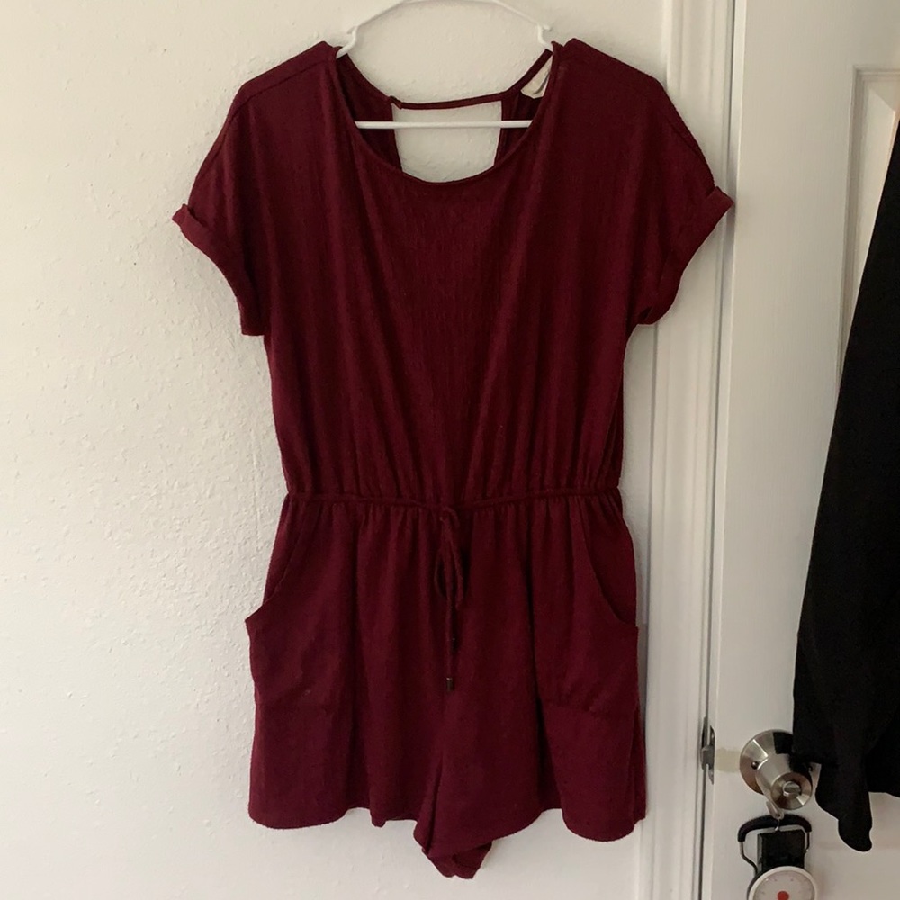 MAROON ROMPER